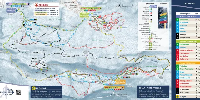 Carte interactive montrant les parcours cyclables en Europe avec des itinéraires colorés et des points d'intérêt